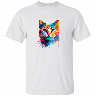 T-Shirt Cat Colorful