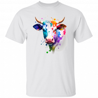 T-Shirt Vache colorful