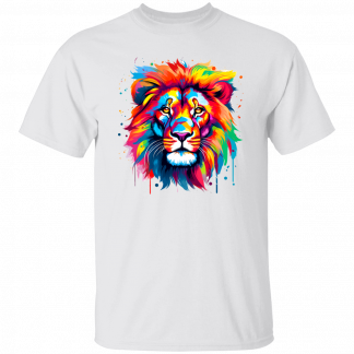 T-Shirt Lion Colorful